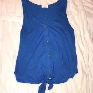 t.la blue tie tank